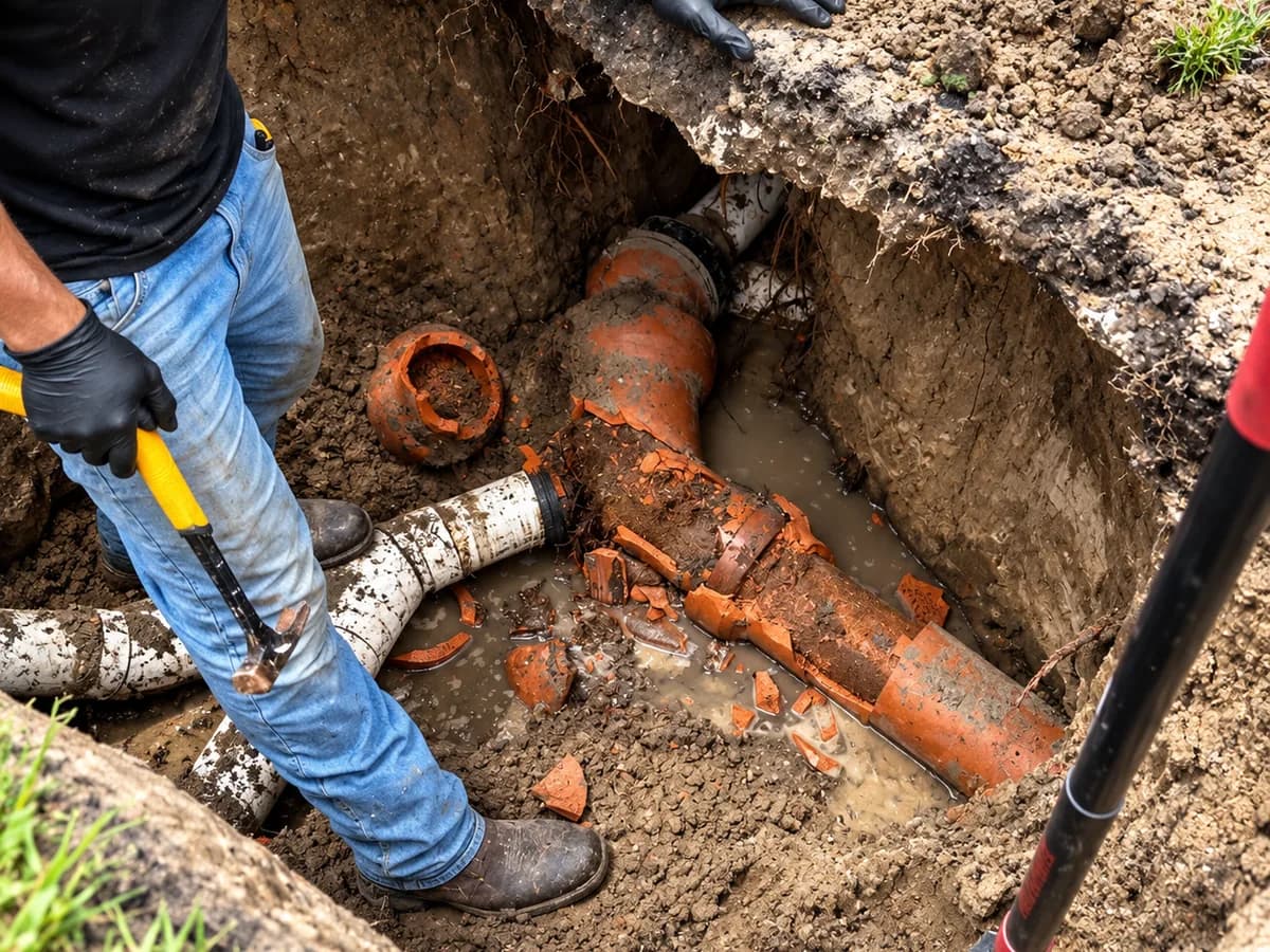 Sewer Line Repair plumbing service in South Florida - Royal Elite Plumbing