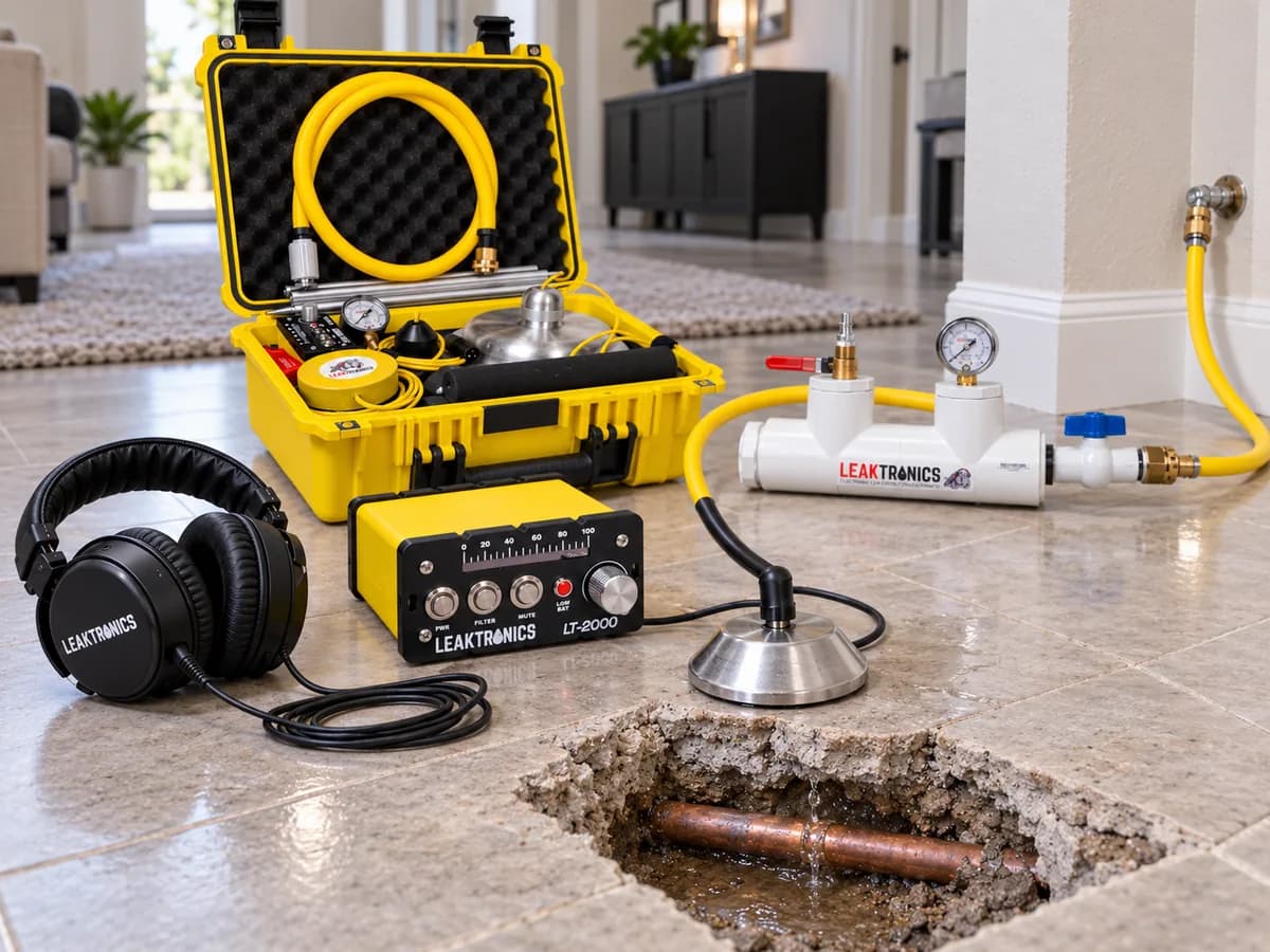 Leak Detection plumbing service in South Florida - Royal Elite Plumbing